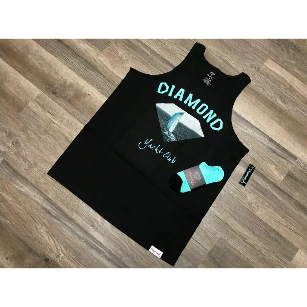 Diamond Supply Co. Yacht Club Tank Top & Sock